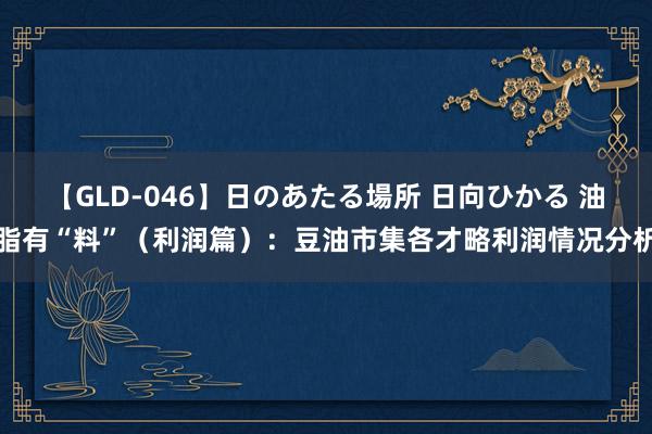 【GLD-046】日のあたる場所 日向ひかる 油脂有“料”（利润篇）：豆油市集各才略利润情况分析