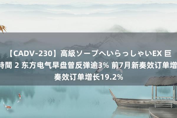 【CADV-230】高級ソープへいらっしゃいEX 巨乳限定4時間 2 东方电气早盘曾反弹逾3% 前7月新奏效订单增长19.2%