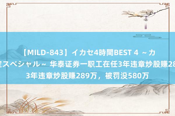 【MILD-843】イカセ4時間BEST 4 ～カリスマアイドル限定スペシャル～ 华泰证券一职工在任3年违章炒股赚289万，被罚没580万