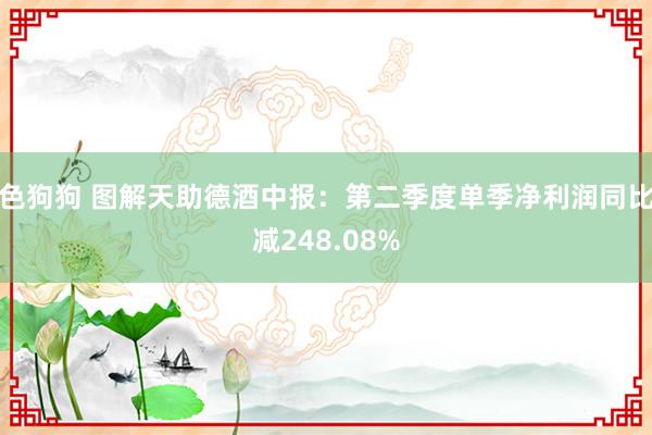 色狗狗 图解天助德酒中报：第二季度单季净利润同比减248.08%