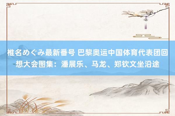 椎名めぐみ最新番号 巴黎奥运中国体育代表团回想大会图集：潘展乐、马龙、郑钦文坐沿途